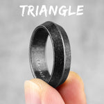 Retro Stainless Steel Mens Rings