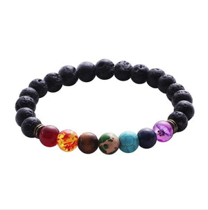 Chakra Mixed Stone Healing Bracelet