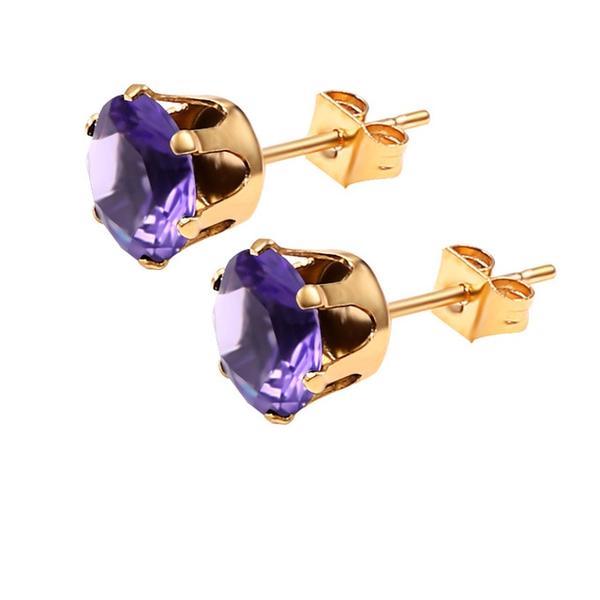 Small Crystal Studs For Men